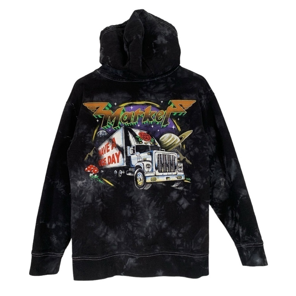 Market Studios Have A Nice Day Hoodie Sweatshirt Size Medium